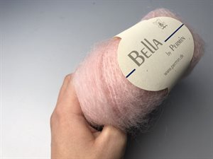 Bella by permin kid mohair - sart lyserød